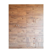 Kleiderschrank mit 4 Türen und 2 Eichenschubladen 120 x 41 x 170 cm