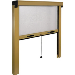 Vertikaler Rollschanzermoskitonetz für Aluminiumfenster 140x170 cm mit weißem Glasfasernetzwerk