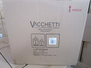 1-2 rechteckige Weißmetalllaterne CM24X16,3H43