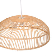 Natürlicher Rattan -Kronleuchter mit Angriff Ø60.5H21,5 cm
