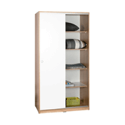 SWD4352023 Tuttopiani Sonoma White Garderobe mit Schiebetüren