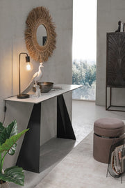 Spiegel mit natürlicher Illusionsrahmen Cod. 0242648