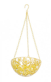 4x gelbes Schmetterlingsgehäuse Vase D 25