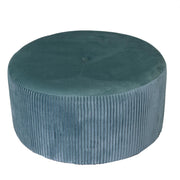 Pouf Green Velvet Tondo Sage CM Ø56H28