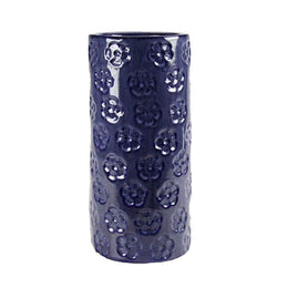 Blue Ceramic Pinselfrau Blumen Design 50 cm 50 h