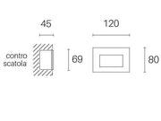 3W LED 4000k Aluminiumlinie LINE 3W LED