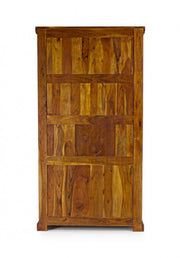Bibliothek 4 Etagen und 2 rustikale Holzschubladen 100x35x185 cm