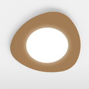 Integrierte LED -Goldmetall Deckenleuchte 42x H5 cm