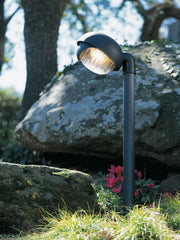 Thermoplastischer Kopf -Kopf mit bedrucktem Glasdiffusor - Abmessungen: 60 mm x 155 mm - 230 V Stromversorgung - Maximale Leistung 60 W Schwarz