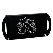 Metallschale Nero Rechteckgcm41x20H5