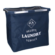 Cestone Fabric Blue Blue Folding Blue 54x34.5H50,5 cm