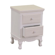 Nürnberg Holzschrank 2 Schubladen Creme CM37X30H54