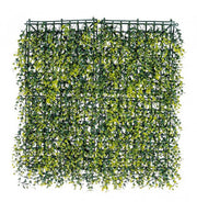 Buxus -Synthetikwand Polyethylen Sprossen 50x50 cm