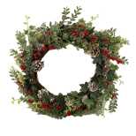 Runde rote Plastikkoron CM Ø55