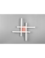 Moderne Deckenleuchte Hashtag Route Rosegold LED 4000k Trio Lighting