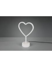 Modernes Herz führte Rosa Tischlampe L20 cm Trio Lighting Heart