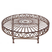 Metallbrauner Melanie rustikaler Tisch