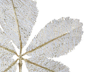 Blume auf Stiel mit Blättern 2 Stile 2 Arsch. L 2 x P 28 x H 72 cm