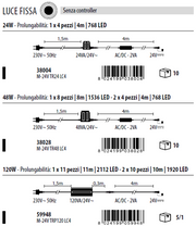 Zelt X24V 192 Maxi LED 100 x H400cm - C44