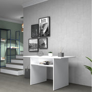 Faltbare weiße Lärchenlärchen Tabelle 120x40x H76 cm effektiv