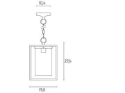 Suspension E27 Domus Bianco Linie