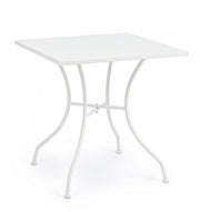 Kelsie White Steel Tabelle 70x70 cm