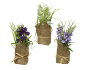 Avozierte künstliche Blüten von Polyester mit Band