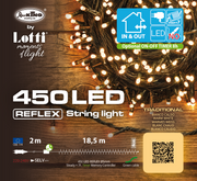 Lineare Kette 450 LED traditionelle 18,5 m