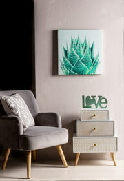 Vintage Wohnzimmer Sessel im grauen Samt Adeline 60x67x H79 cm