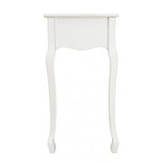 Konsole in MDF zwei Schubladen weißer Chlorinne 90x40x H78 cm