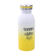 Thermos rund gelber Stahl 0,3 l cm6,8x4,8H17,9