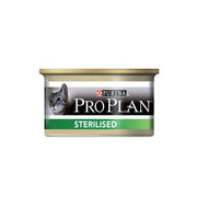 Pro Plan sterilisierte Patè -Katze mit Thunfisch und Lachs Purina 85 Gramm