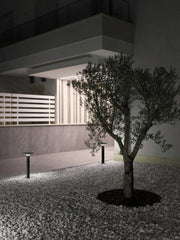 Sterben -weide Aluminiumkopf mit Opal -thermoplastischer Diffusor - 18W - 2156 Lumen - Natural Light - IP65 Graphit