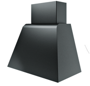 Bio -Metall -aufstrebende Kapuze in Burnished Edelstahl 150 cm