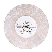 Runde Beige Wood Watch CM Ø32H5