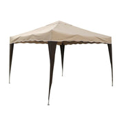 Pavillon Garden Falten tragbarer Beige 3 x 3 mt