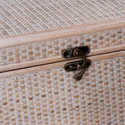 Holzkiste 1-2 Rechteckige gebleichte CM34X20.5H17.5