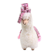 Weiße Klinge mit rosa Blumenbogen CM22X11H33