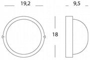 Plaf.piccola E27 White Round Industrial Line