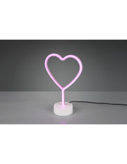 Modernes Herz führte Rosa Tischlampe L20 cm Trio Lighting Heart