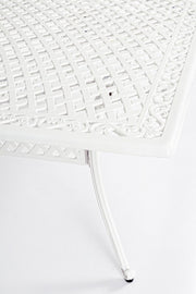 Outdoor -Tisch ivrea rechteckige weiße CM 107X 213