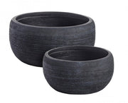 Set2 Black Bowl Graffiti Vase