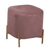 Pouf Ancient Pink Velvet CM38X38H45