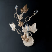 Leichte Elfenbeineisenanwendungen und Strasssteine ​​A Light 22x H32 cm Eötera