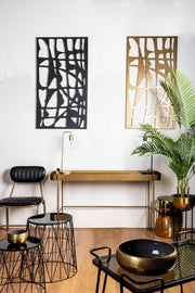 Wanddekoration Zaira Black 60x110