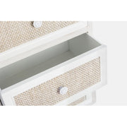 Kammerkiste der Schubladen vier Schubladen weiße Montiel 38x30,5x H91 cm