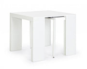 Erweiterbares weißes Designtisch -Designstil