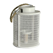 Weißer Holzhalter C/großes Seilgriff CM15.5x15.5H23