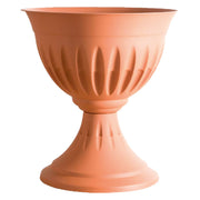 Calic -verdrängte PVC -Vase mit 43 cm Durchmesser und Höhe von 46 cm, Kapazität von 20 Litern, graue Farbe.