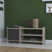 Scarp mit Anthrazitentür, helle Farbe Mocha 44x100x35 cm